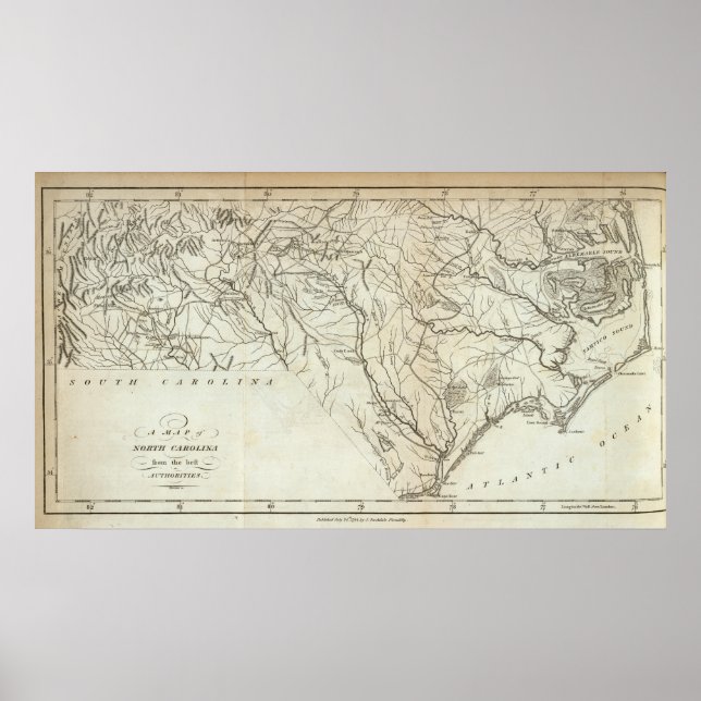 Pôster North Carolina 5 (Frente)