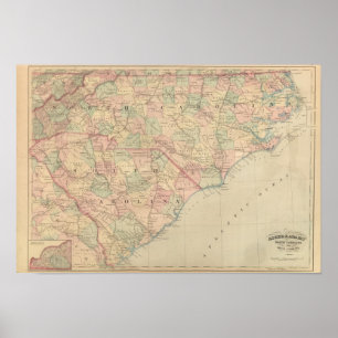 Poster North Carolina e South Carolina