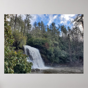 Poster North Carolina Silver Run Falls Waterfall