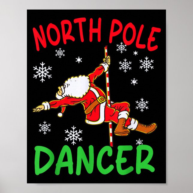 Poster North Le Dancer Funny Santa Joke  (Frente)