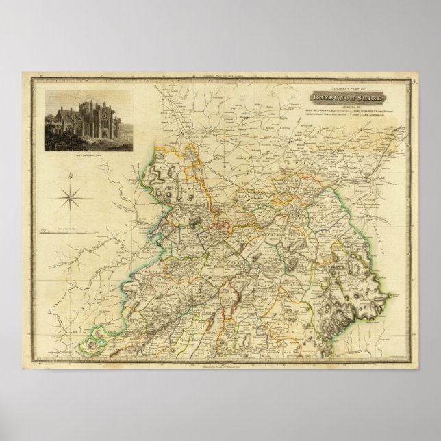 Pôster North Roxburgh Shire (Frente)