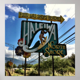 Pôster North Shore Oahu Hawaii
