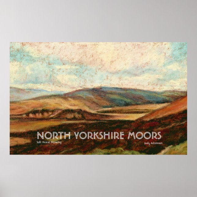 Poster North Yorkshire Moors Impressão/Poster. (Frente)