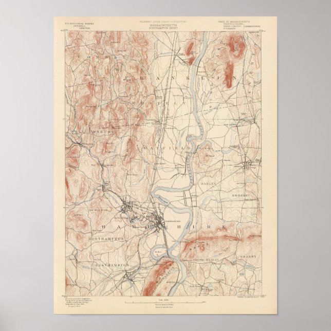 Pôster Northampton, Massachusetts (Frente)