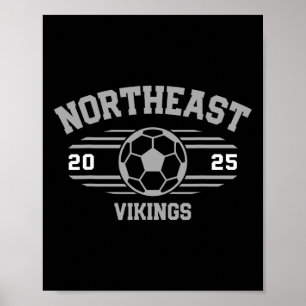 Poster Northeast Vikings Futebol Byll 2025