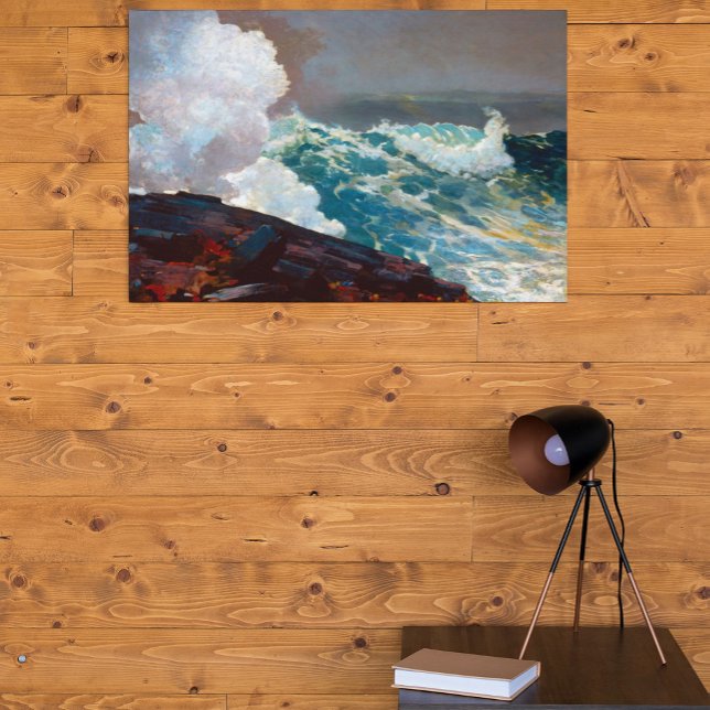 Poster Northeaster por Winslow Homer 1895 (Criador carregado)