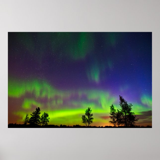 Poster Northern Lights | Manitoba Canada (Frente)