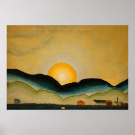 Poster Northport Harbour (1929) Arthur Dove Canvas Print