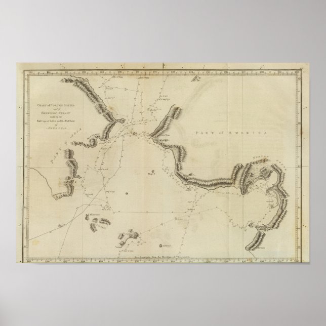 Pôster Norton Sound, Bherings Strait, Alasca (Frente)