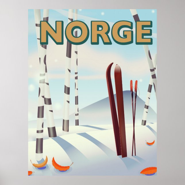 Poster Noruega (Frente)