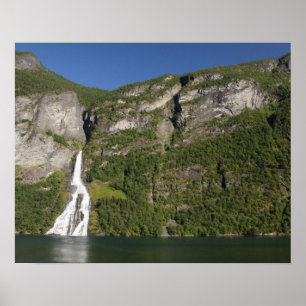 Poster Noruega, Geirangerfjord (UNESCO), Geiranger.