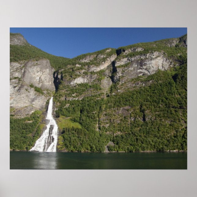 Poster Noruega, Geirangerfjord (UNESCO), Geiranger. (Frente)