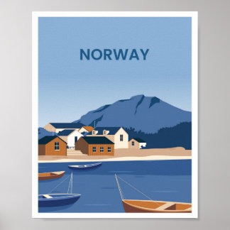Poster Noruega Nórdica