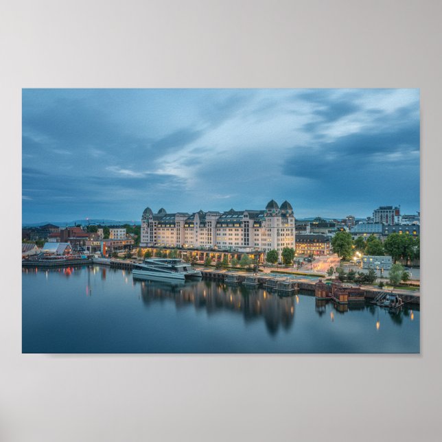 Poster Noruega Oslo (Frente)