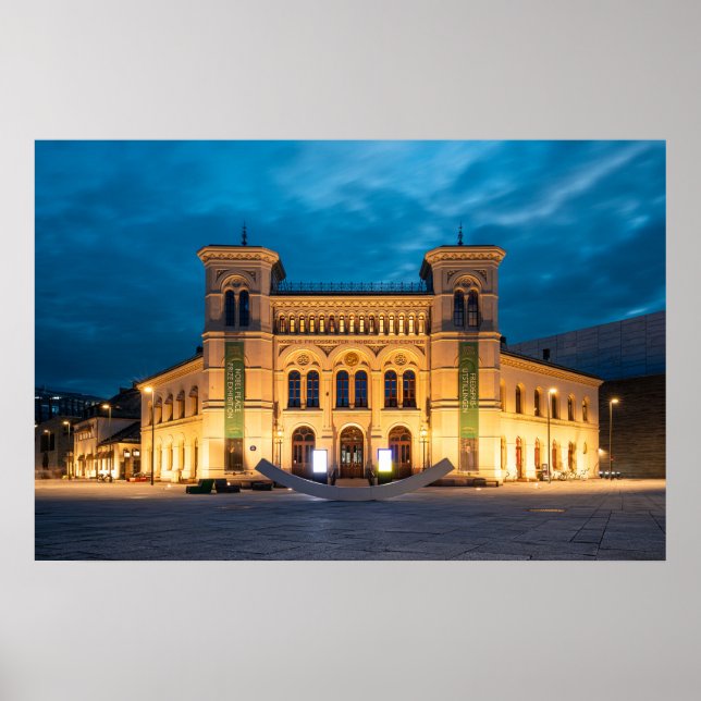 Poster Noruega Oslo (Frente)