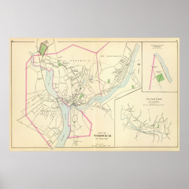 Pôster Norwich (Frente)