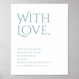 Poster Norwich Wedding Obrigado por participar do Sinal