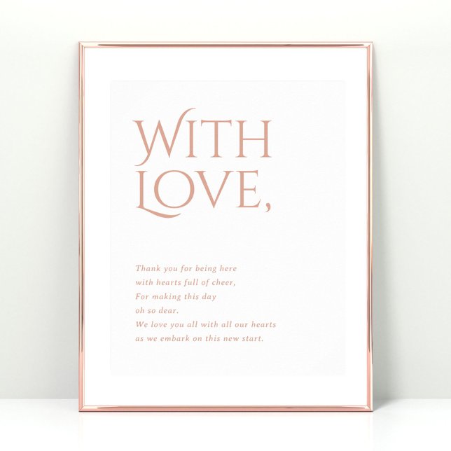 Poster Norwich Wedding Obrigado por participar do Sinal (Criador carregado)