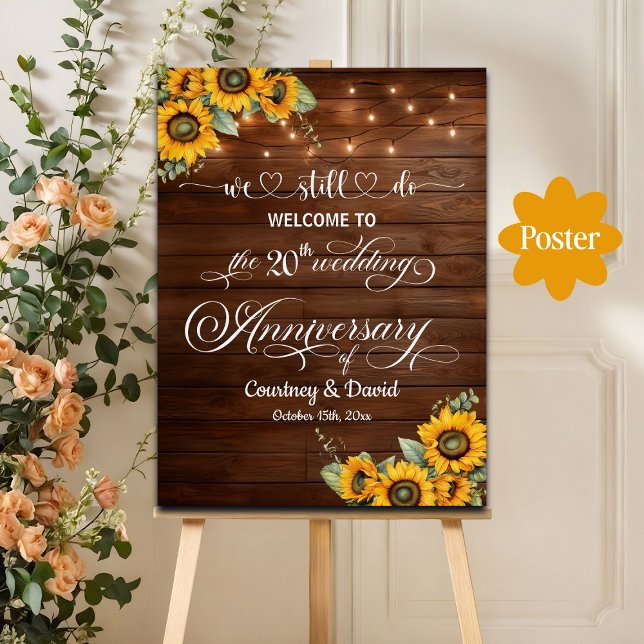 Poster Nós Ainda Fazemos Luzes De Cordas De 20 Casamento  (Criador carregado)