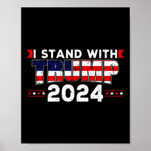 Poster Nós As Pessoas Estamos Com Donald Trump 2024 Ameri