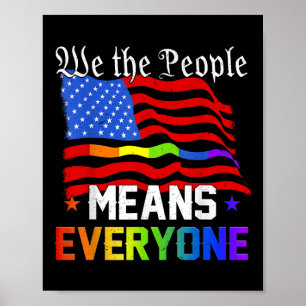 Poster Nós, As Pessoas, Significa Que Todos Os Eua Consti
