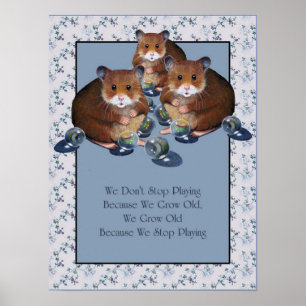 Poster Nós crescemos velhos quando nós paramos de jogar