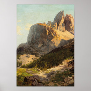 Poster Nos Dolomites por Konrad Petrides