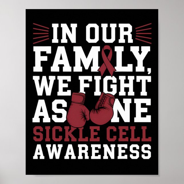 Poster Nós Lutamos Como Uma Anemia De Luvas Que Se Encont (Frente)