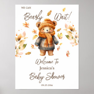 Poster Nós Mal Podemos Esperar Chuvada de Bebê