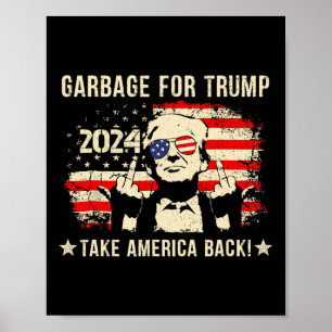 Poster Nós Não Somos Lixo Votetrump 2025 Apoiador de Trum
