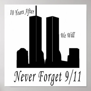 Poster Nós nunca esqueceremos 9/11