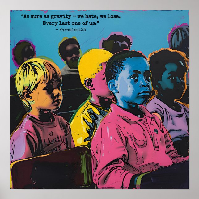 Poster nós odiamos o perder (porta 1047) (Frente)