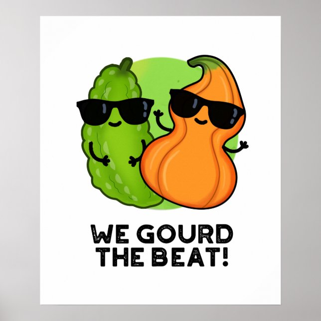 Poster Nós Ordenamos O Beat Engraçado Veggie Pun (Frente)