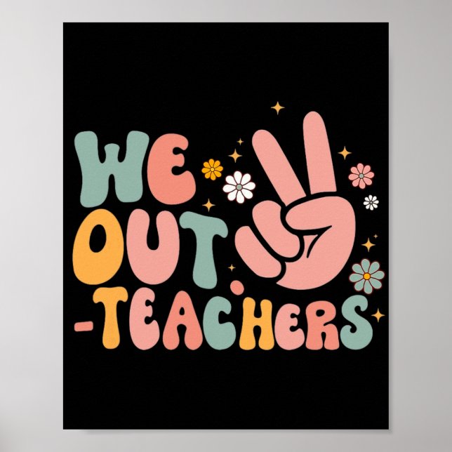 Poster Nós, Professora Feliz No Dia Passado, Professor Su (Frente)