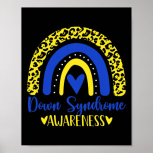 Poster Nós Usamos Azul Amarelo Arco-Íris Incrível Síndrom