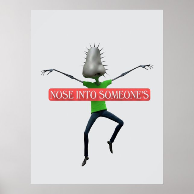 Poster Nosey business (Frente)