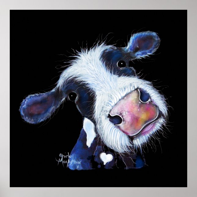 Poster NoSeY CoW ' BeRTHa BeeTRooT ' BY SHiRLeY MacARTHuR (Frente)