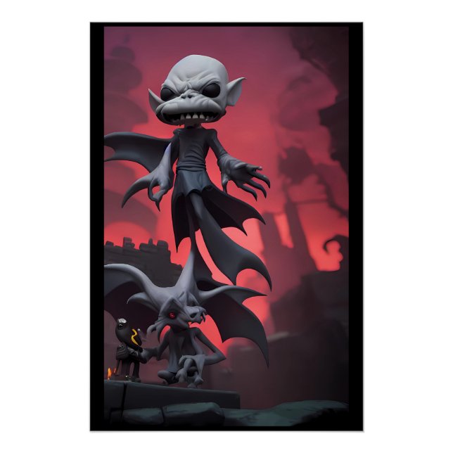 Pôster Nosferatu Caminha Seu Lobisomem (Frente)