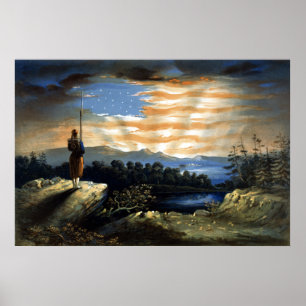 Pôster Nossa bandeira do nascer do céu