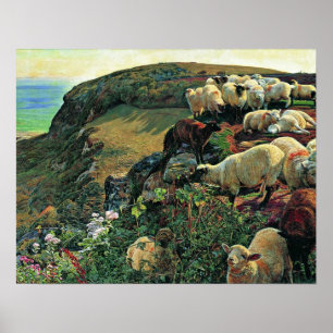 Poster Nossa costa inglesa pela caça de William Holman