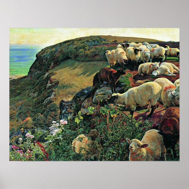 Poster Nossa Costa Inglesa por William Holman Hunt (Frente)