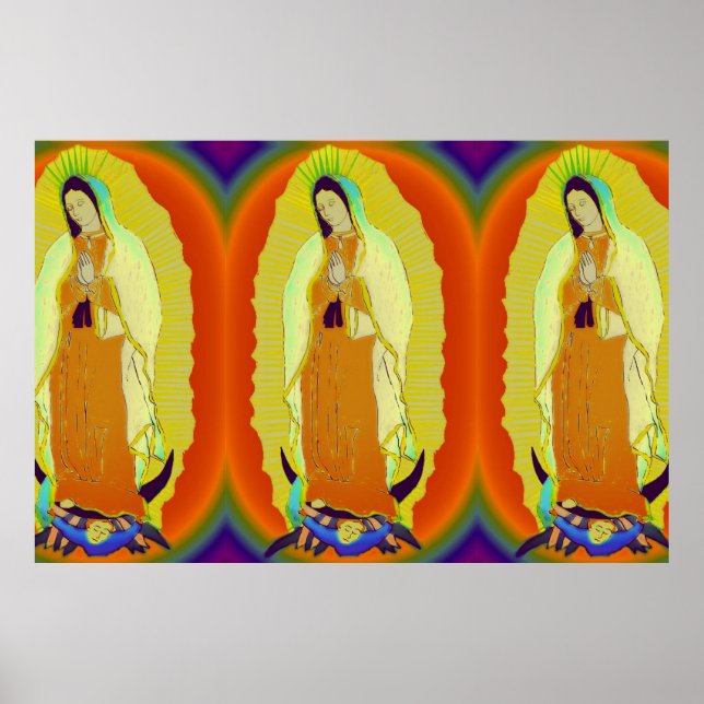 Pôster nossa dama de guadalupe (Frente)