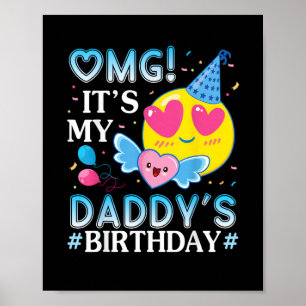 Poster Nossa! É o Aniversário do Meu Papai Feliz para Ele