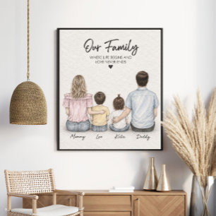 Poster Nossa Família Onde a Vida Começa & o Amor Nunca Te