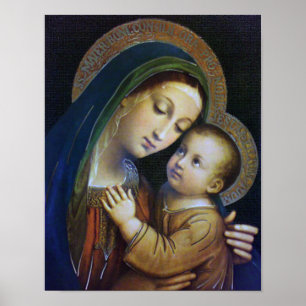 PÔSTER NOSSA IMAGEM DA SENHORA BOM CONSELHO DEVOCIONAL