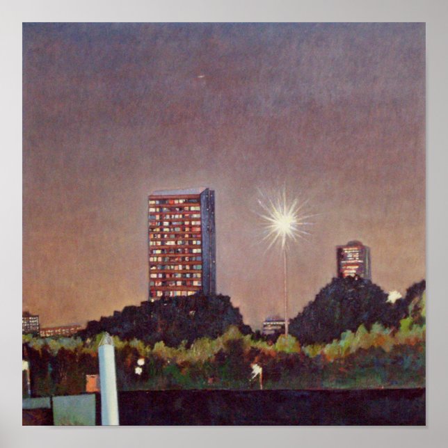 Poster Nossa Lua Moderna (Frente)