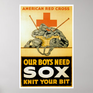Pôster Nossa malha do ~ do Sox da necessidade dos meninos