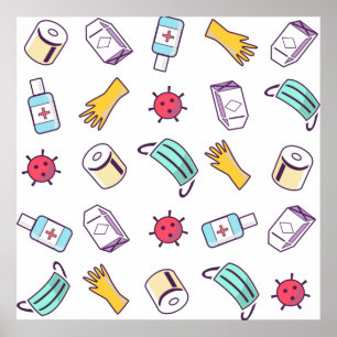 Poster Nossa Nova Realidade, necessária para a pandemia