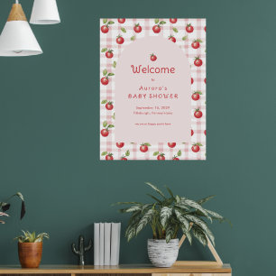 Poster Nossa pequena Tomate Bem-vindo ao Cartaz da Festa 
