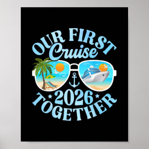 Poster Nossa Primeira Viagem de Cruzeiro 2026 Juntos Casa